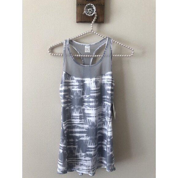 NWT Reebok Womens Size Small Gray Speedwick Performance Tank Top Racerback - Picture 1 of 7